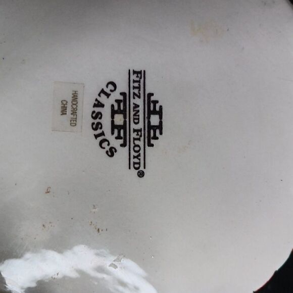 Fitz &Floyd Snowman Pillar Candle Holder Christmas Winter Holiday Snow Ceramic - Picture 11 of 16